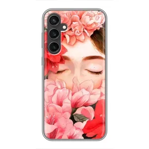 Чехлы (ART) Цветы на Samsung Galaxy S23 (VPrint) (Глаза в цветах)