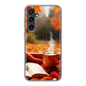 Чохол з унікальним дизайном 'Осінь з кавою' для Samsung Galaxy S23 (Кава і дощ)