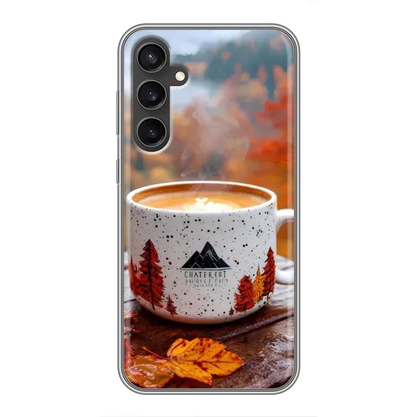 Чохол з принтом «Кава на природі» для Samsung Galaxy S23