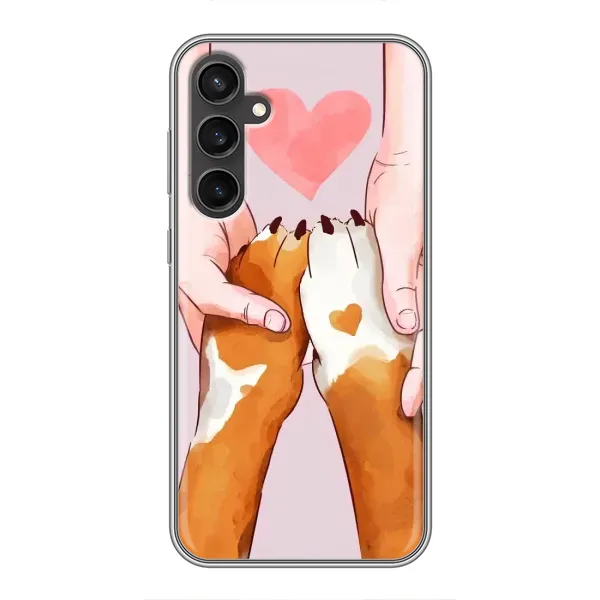 Чехол с принтом «Любовь к собакам» для Samsung Galaxy S23