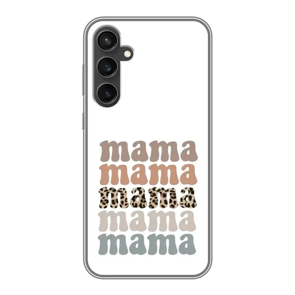 Чохол з принтом «Текстовий колаж мама» для Samsung Galaxy S23