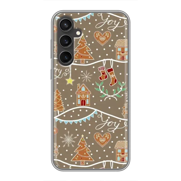 Чехол с принтом «Новогодние пряники» для Samsung Galaxy S23