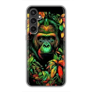 Чехол с Обезьянами Samsung Galaxy S23 - (AlphaPrint) (Обезьяна в тропиках)