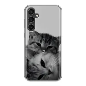 Чохол з малюнком кіт на Samsung Galaxy S23 (Пара котів)
