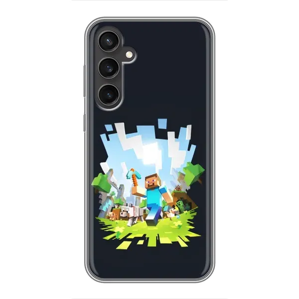 Чохол з принтом «персонажі Minecraft» для Samsung Galaxy S23 Чохол з принтом «персонажі Minecraft» для Samsung Galaxy S23