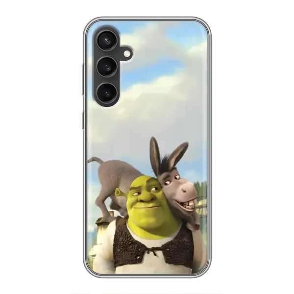 Чохол з принтом «Шрек та Осел» для Samsung Galaxy S23