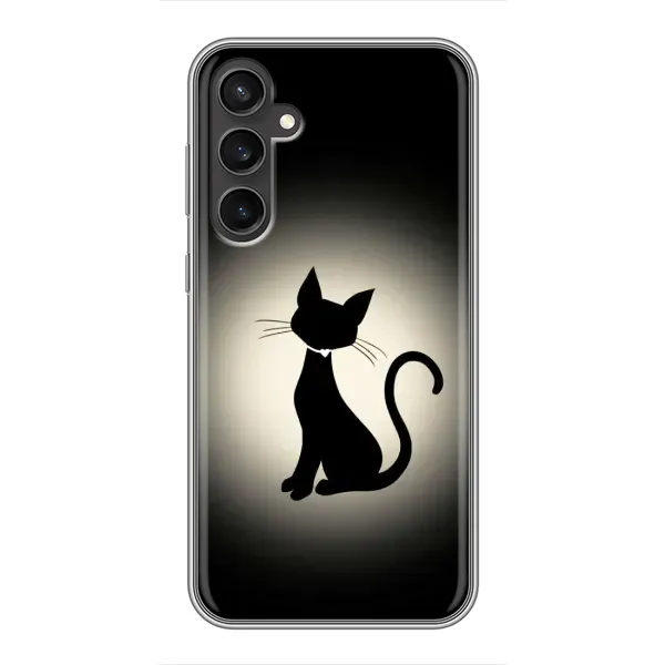 Чохол з принтом «Силует котика» для Samsung Galaxy S23