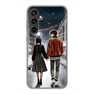 Чехол с дизайном Венздей 2 на Samsung Galaxy S23 (Уэнздей и Тайлер)