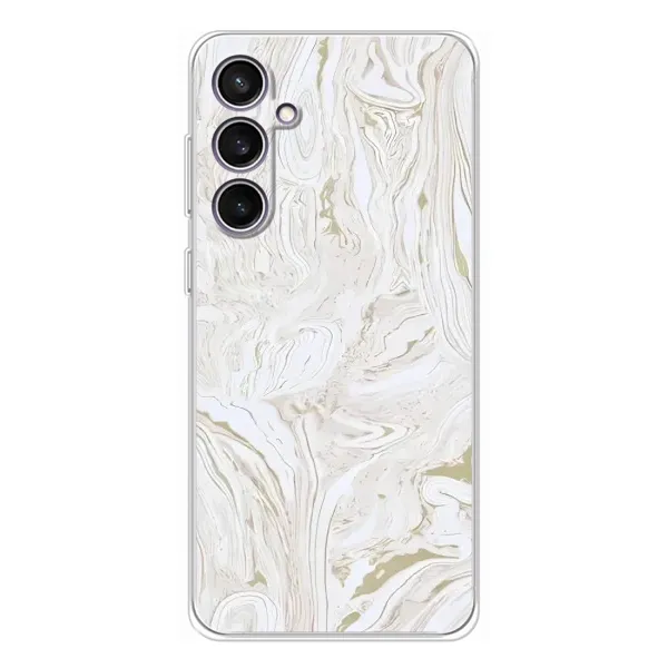 Чехол с принтом «Белый мрамор» для Samsung Galaxy S24 FE