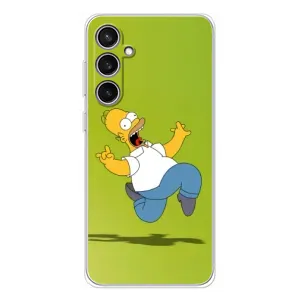 Чjхол з Сімпсонами для Samsung Galaxy S24 FE (VPrint) (Гомер Сімпсон)