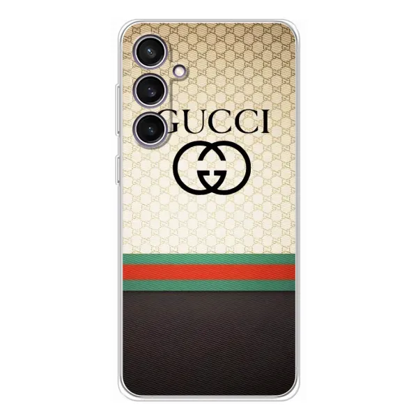 Чехол с принтом «GUCCI стиль» для Samsung Galaxy S24 FE