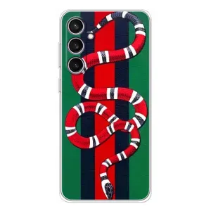 Чехлы ГУЧЧИ для Гелекси С24 ФЕ (AlphaPrint) (Gucci змия)