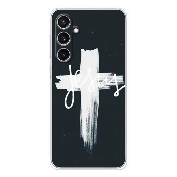Чохол з принтом «Ісус» для Samsung Galaxy S24 FE Чохол з принтом «Ісус» для Samsung Galaxy S24 FE