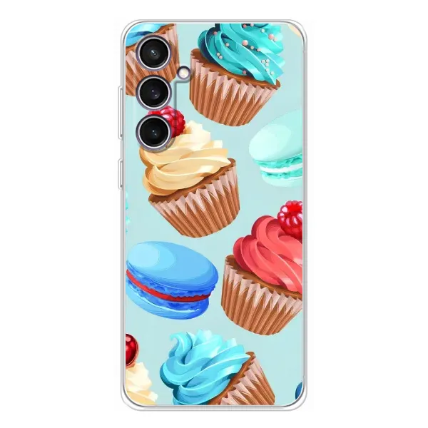 Чохол з принтом «Кексики» для Samsung Galaxy S24 FE