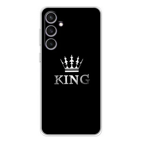 Чехол с принтом «KING» для Samsung Galaxy S24 FE