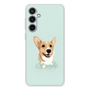 Чехлы с собаками для Samsung Galaxy S24 FE (VPrint) (Корги)