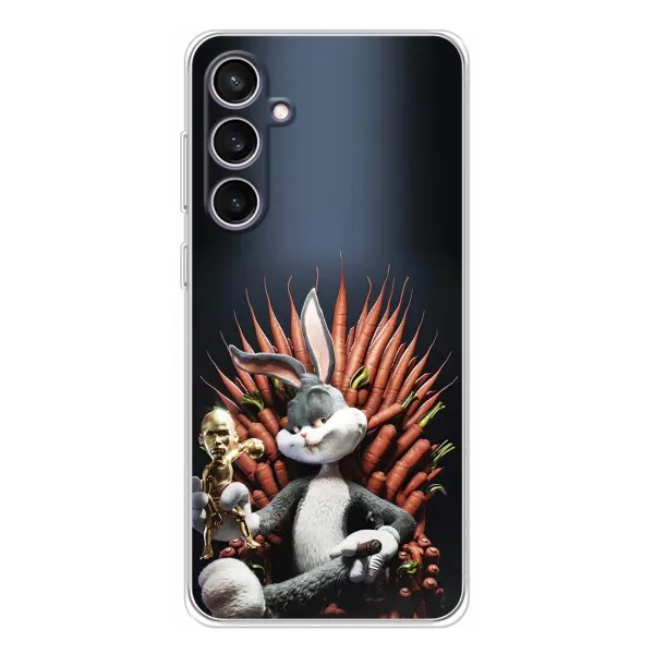 Чехол с принтом «Король Кролик» для Samsung Galaxy S24 FE