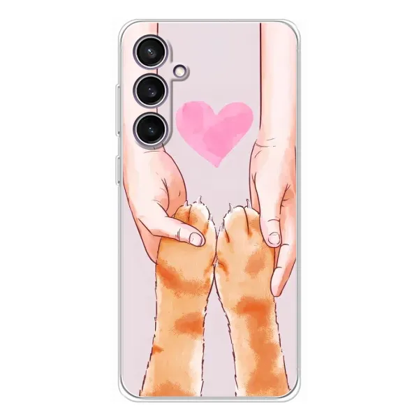 Чохол з принтом «Любовь до котиків» для Samsung Galaxy S24 FE Чохол з принтом «Любовь до котиків» для Samsung Galaxy S24 FE