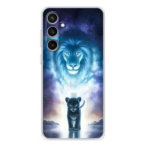 Чехол со Львом для Samsung Galaxy S24 FE (VPrint) (Маленький лев)