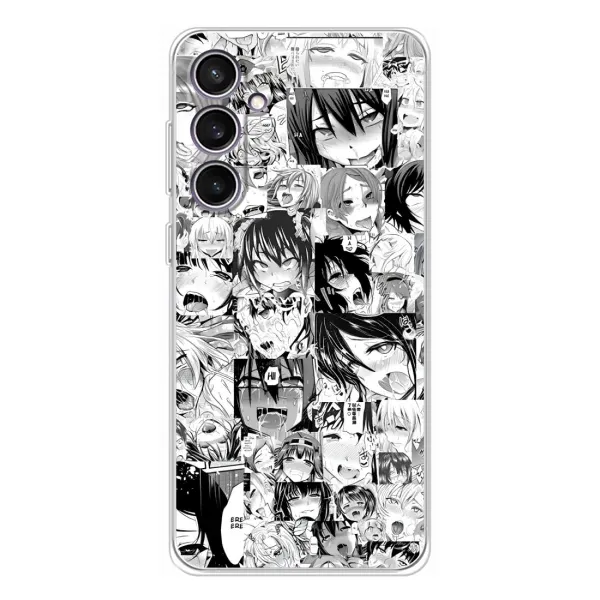 Чехол с принтом «Ahegao manga» для Samsung Galaxy S24 FE