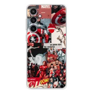 Чехол с принтом «Марвел Комикс» для Samsung Galaxy S24 FE
