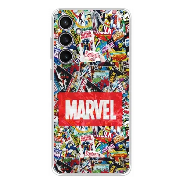 Чехол с принтом «Марвел комиксы» для Samsung Galaxy S24 FE