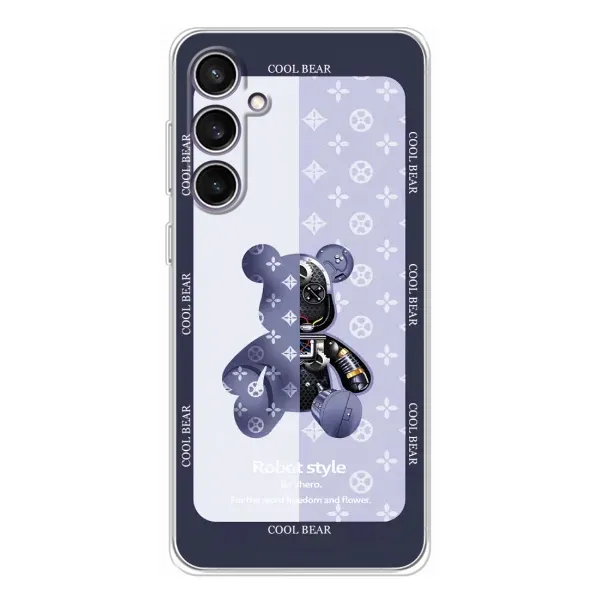 Чохол з принтом «Медведик LV» для Samsung Galaxy S24 FE