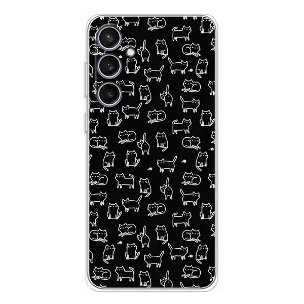 Чохол з принтом «Маленькі котики» для Samsung Galaxy S24 FE