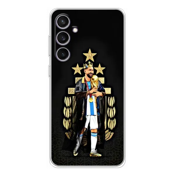 Чохол з принтом «Мессі Король» для Samsung Galaxy S24 FE