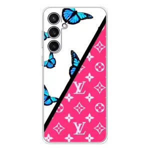 Брендновые Чехлы для Samsung Galaxy S24 FE - (PREMIUMPrint) (Мода LV)