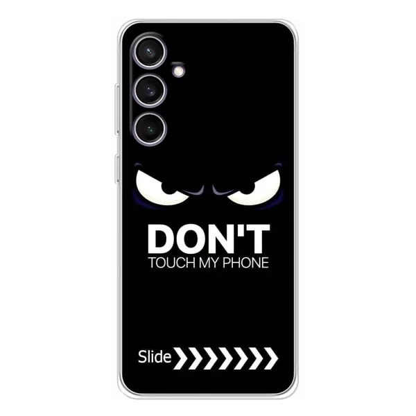 Чехол с принтом «Не трогай телефон» для Samsung Galaxy S24 FE