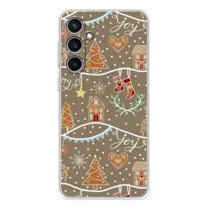 Новогодние, Праздничные Чехлы для Samsung Galaxy S24 FE - 2024 год (Новогодние пряники)