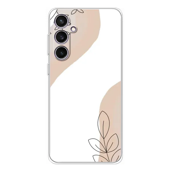 Чехол с принтом «Нюдовая веточка абстракция» для Samsung Galaxy S24 FE