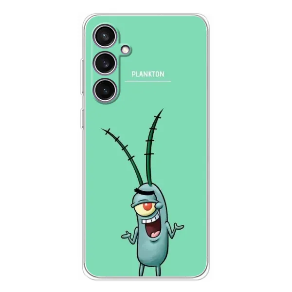 Чохол з принтом «Персонаж Планктон» для Samsung Galaxy S24 FE