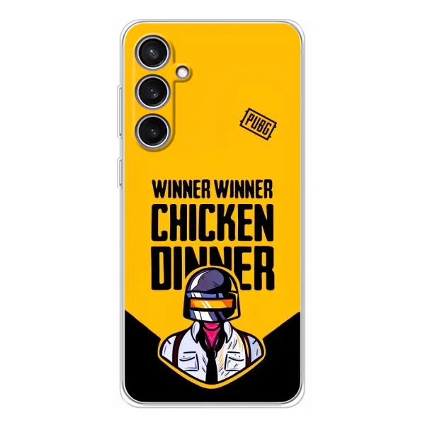 Чехол с принтом «Pubg шлем» для Samsung Galaxy S24 FE