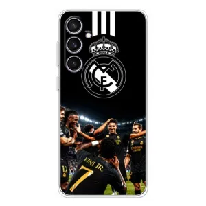 Чехол для Samsung Galaxy S24 FE с принтом Реал Мадрид (ФК Реал Мадрид)