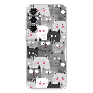 Чехлы с Котиками для Samsung Galaxy S24 FE (VPrint) (Рисованные котики)
