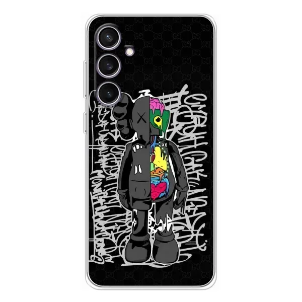Чехол с принтом «Стиль Bearbrick» для Samsung Galaxy S24 FE