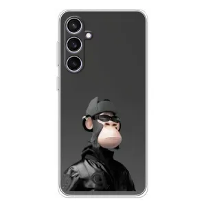 Чехлы с Обезьянами NFT для Samsung Galaxy S24 FE (AlphaPrint) (стильная обезьяна NFT)