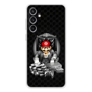 Чехлы с крутыми принтами для Samsung Galaxy S24 FE - (PREMIUMPrint) (Супер Марио)
