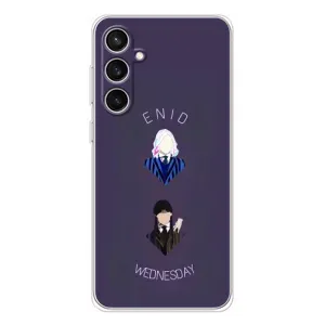 Чехлы Венсдей на Samsung Galaxy S24 FE Уэнсдей (AlphaPrint) (Уэнздей и подруга)