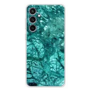 Чехол с принтом «Зеленый мрамор» для Samsung Galaxy S24 FE