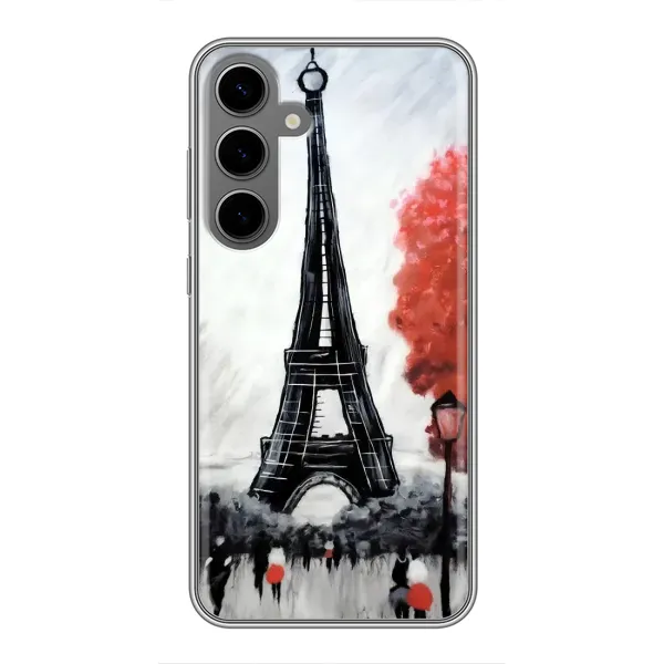 Чохол з принтом «Вежа в Парижі» для Samsung Galaxy S24 Plus