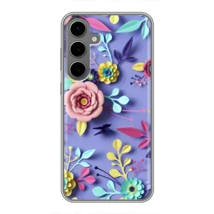 Чохли з квітами для Samsung Galaxy S24 Plus (VPrint) (Дизайн квітів)