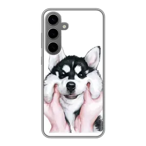 Чохли з собаками для Samsung Galaxy S24 Plus (VPrint) (Радісний Хаскі)