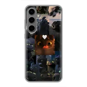 Чохол як приборкати дракона на Samsung Galaxy S24 Plus (Дракон колаж)