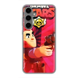 Чехол для Samsung Galaxy S24 Plus Бравл Старс (VPrint) (Дуелянт Кольт)