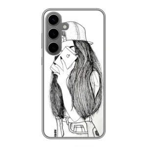 Чохол з друком для Samsung Galaxy S24 Plus - (Мода) (AlphaPrint) (Фото дівчини)