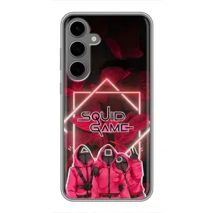 Чохол Гра в кальмара для Samsung Galaxy S24 Plus (Охоронці Гра кальмара)