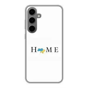 Чехол для Патриота Украины Samsung Galaxy S24 Plus - (AlphaPrint) (Home)